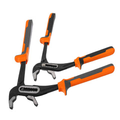 8"/10" Chrome Heavy Duty Anti-Slip Alligator Water Pump Grips Pliers Tool