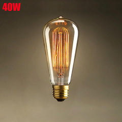 40W Incandescent Bulb 220V ST64 Retro Light Bulb