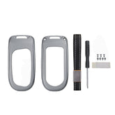 Aluminum Alloy Remote Key Cover Fob Case Shell For Dodge Jeep Grand Chrysler