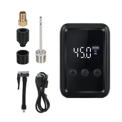 Bike Pump 7.4V 500mAh 150psi Max Inflatable Air Pressure Wireless Portable Electric Bike Air Pump Inflator Mini Power Bank