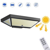 138LED Solar Wall Light PIR Motion Sensor Power Waterproof IP65 Security Garden Lamp