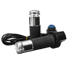 12V-84V 24V 36V 48V Scooter Electric Throttle Grip Handlebar With LED Digital Meter