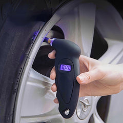 Digital Tire Pressure Gauge For Cars Trucks With Backlit LCD and Anti-Skid Grip