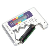 Battery Tester Digital LCD Display 9V 1.5V Capacitance Diagnostic Tool