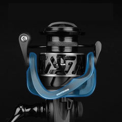 5.2:1 7+1 Bearings 33 Lbs Drag Aluminum Spool Stainless Steel Main Shaft Fresh and Saltwater Fishing Reel Carbon Fiber Spinning Reel