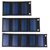 4.5W/6W/7.5W Solar Panel Charger USB Output 5V Waterproof Backpack Mobile Power Bank