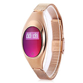 0.49" OLED IP67 Waterproof Heart Rate Blood Pressure Monitor Women Smart Bracelet