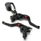 22mm 7/8 Inch Handlebar 16mm Bore Motorcycle Brake Clutch Master Cylinder Lever Reservoir