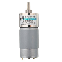 555 Gear Reducer Motor 37GB555 DC 12V 30/50/100RPM Large Torque Reversible Motor
