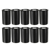 10Pcs Empty Black White Bottle 35mm Film Cans Canisters Containers for Kodak Fuji