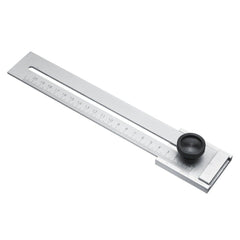 Carbon Steel Marking Gauge, 0-200/250/300mm, 0.1mm Resolution, 40mm Wide, Durable Tool for Woodworking & Engineering