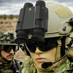 Dual-Screen Binoculars with 3D Display, 7x Magnification, Rechargeable Battery, Night Vision, and Photo/Video Capability