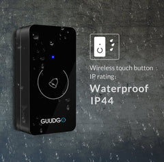Wireless Touch Screen Music Doorbell Portable Waterproof Doorbell 52 Melody Chime