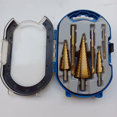 6PCS Pagoda Drill Saw Drill Bit Multi-function Step Drill High-speed Steel Metal Drilling PVC Plate Hole Opener Drill Bit