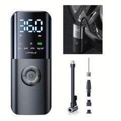 150PSI Wireless Air Pump 35W Power 4000mAh Battery Type-C LED Display 0.5KG Lightweight Mini Bike Pump for Car Bicycle Electric Scooter Basketball