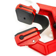 Premium F Clamp, 50mm Opening, Durable Engineering Plastic, Comfortable Grip for Woodworking & Model Aviation