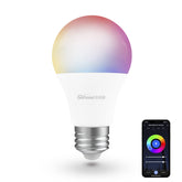 E26 9W WIFI A19 RGB+CCT Smart Bulb 810LM AC100-130V Works with Alexa and Google Assistant