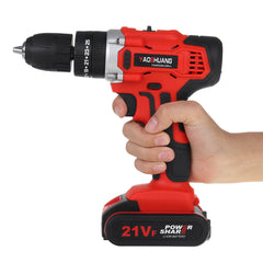 12/18/21V Electric Power Torque Impact Drill Cordless Hammer Screwdriver 25+3 35NM-56NM Power Tool