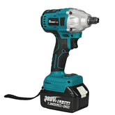18V Power Tool Combo Kit 800N.m 6200rpm Electric Wrench and 125mm Cordless Angle Grinder
