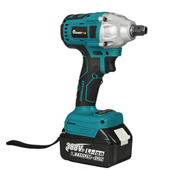 18V Power Tool Combo Kit 800N.m 6200rpm Electric Wrench and 125mm Cordless Angle Grinder