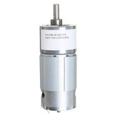Large Torque Gear Motor DC12V Reducer Motors Reversed with Metal Gearbox Cooling Fan