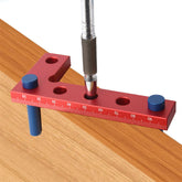 Small Square Center Finder Tool - Durable Aluminum Alloy, 90-Degree Marking, Compact, Metric/Imperial, 50x100mm