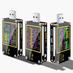 Trigger Voltmeter Amperemeter Stroom En Voltmeter USB Tester QC4 + PD3.0 2.0 Pps Snel Opladen Protocol Capaciteit Test