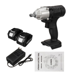588N.M 1/2" LED Cordless Electric Impact Wrench Drivers Tool W/ None/1/2 Battery Also For Makita 18V Battery
