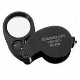 40X 25mm LED Jeweler Eye Loupe Magnifier Magnifying Glass Jewelry Diamond