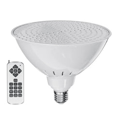 AC12V/120V E27 25W 252LED RGB Underwater Swimming Pool Light Color Change PAR38 Lamp+18 Key Remote Control