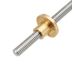 400mm T10 Lead Screw with Brass Nut