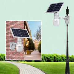 6W Solar Power LED Light Sensor LED Security Spotlight Wall Outdoor Garden Light Waterproof