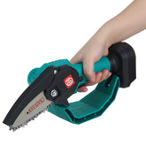 3000W 4 Inch Electric Chain Saw Portable One Hand Saw Carpentry Mini-chainsaw Garden Tool
