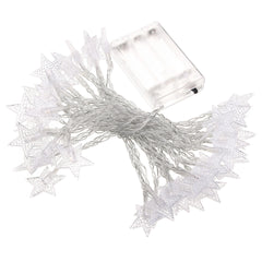 Battery Powered 5M 40LEDs Star Fairy String Light for Christmas Party Ddcor DC4.5V
