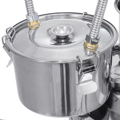 12L/20L/30L Home Alcohol Distiller Brewing Kit Moonshine Still Stainless Boiler