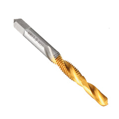 10pcs M3-10 Countersink Drill Bit HSS Titanium Coating M3/4/5/6/8/10 Tapping Chamfering Drill Machine Thread Tap