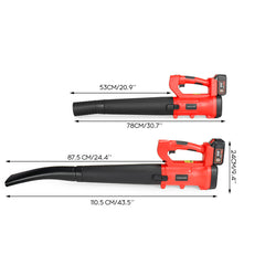 88VF Cordless Powerful Electric Air Blower 6 Speed Variable Industry Vacuum Blower