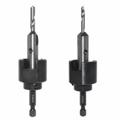 4mm/5mm Countersink Bit Set for Woodworking - Hex Shank Drill Bits with Adjustable Depth & Chamfering Function