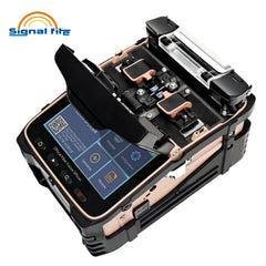Optical Fiber Fusion Splicer 6 Motors Core Cladding Alignment 5 Inch Touchscreen 7800mAh Battery Bluetooth 4.2 Optical Power Meter VFL