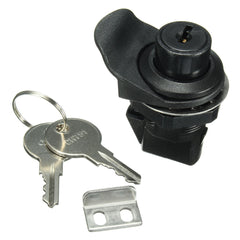 Push Button Latch with Key For Motorcycle Boat Door Gloveboxes Lock