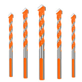 10Pcs 6/8mm Triangular Overlord Drill Metal Perforated Triangle Drill For Ceramic Tile And Glass Concrete Wall