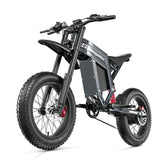 Electric Bike 60V 30AH Battery 1500W Motor Recommended Top Speed 20*4.0inch Tires 80-100KM Max Range 150KG Max Load Electric Bicycle
