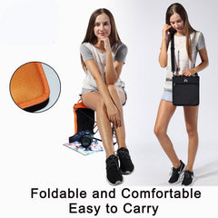 Portable foldable camping chair with bag for trekking picnic Beach Seat Fishing Tools Chair