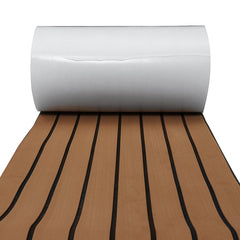 2400x450x6mm EVA Foam Faux Teak Marine Boat Teak Decking Yacht Sheet Flooring Pad