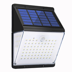88LED 600lumen Garden LEDs Split Solar Powered Light Motion Sensor Waterproof Wall Lamp Remote/Voice Control(50dB)
