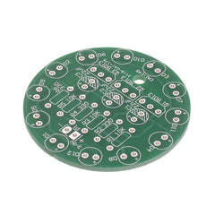 10pcs DIY Blue LED Round Flash Electronic Production Kit Component Soldering Training Practice Board