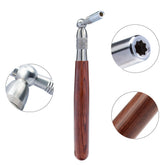 Professional Piano Tuning Hammer Wrench Tool Octagon Core Stainless Steel Hammer Rosewood Handle Piano Tuning Tool #1102A
