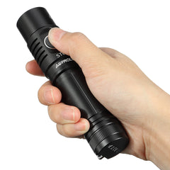 3500lm Compact EDC 21700 Flashlight 4 Modes Basic UI USB Rechargeable Ultra-bright Mini LED Torch Clip Pocket Light