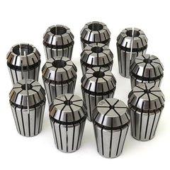 12Pcs 1/8 to 1/2 Inch ER20 Spring Collet Set for CNC Milling Lathe Tool