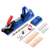 Woodworking Tool Pocket Hole Jig System with 9.5mm Oblique Hole Diameter Drill Hole Drilling Guide for Wood